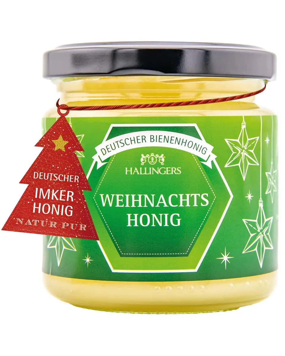 hallingers-honig-konfit-ren-weihnachts-honig-wald-bl-te-250g image 1