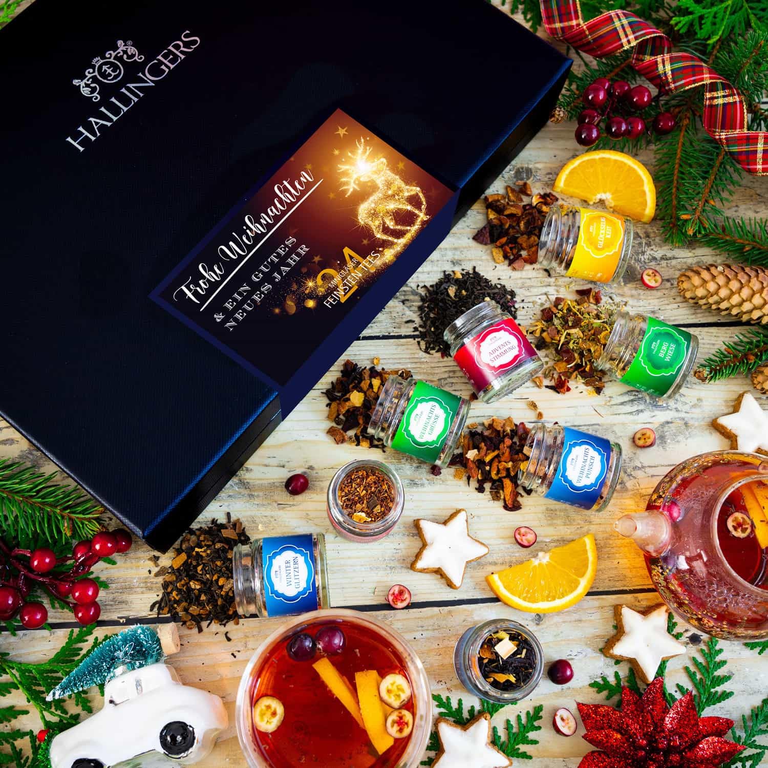 hallingers-tee-frohe-weihnachten-geschenkset-24-sorten image 2