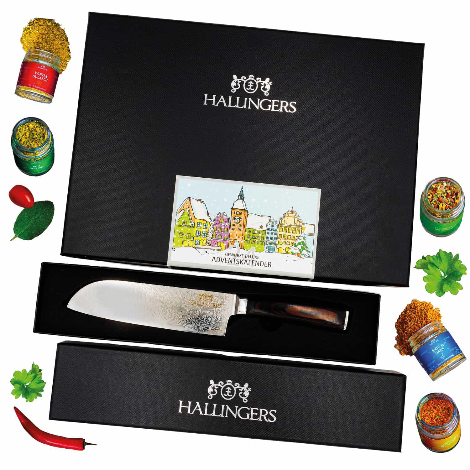 hallingers-adventskalender-2025-gew-rzkalender-24-gew-rze-santoku-messer image 1