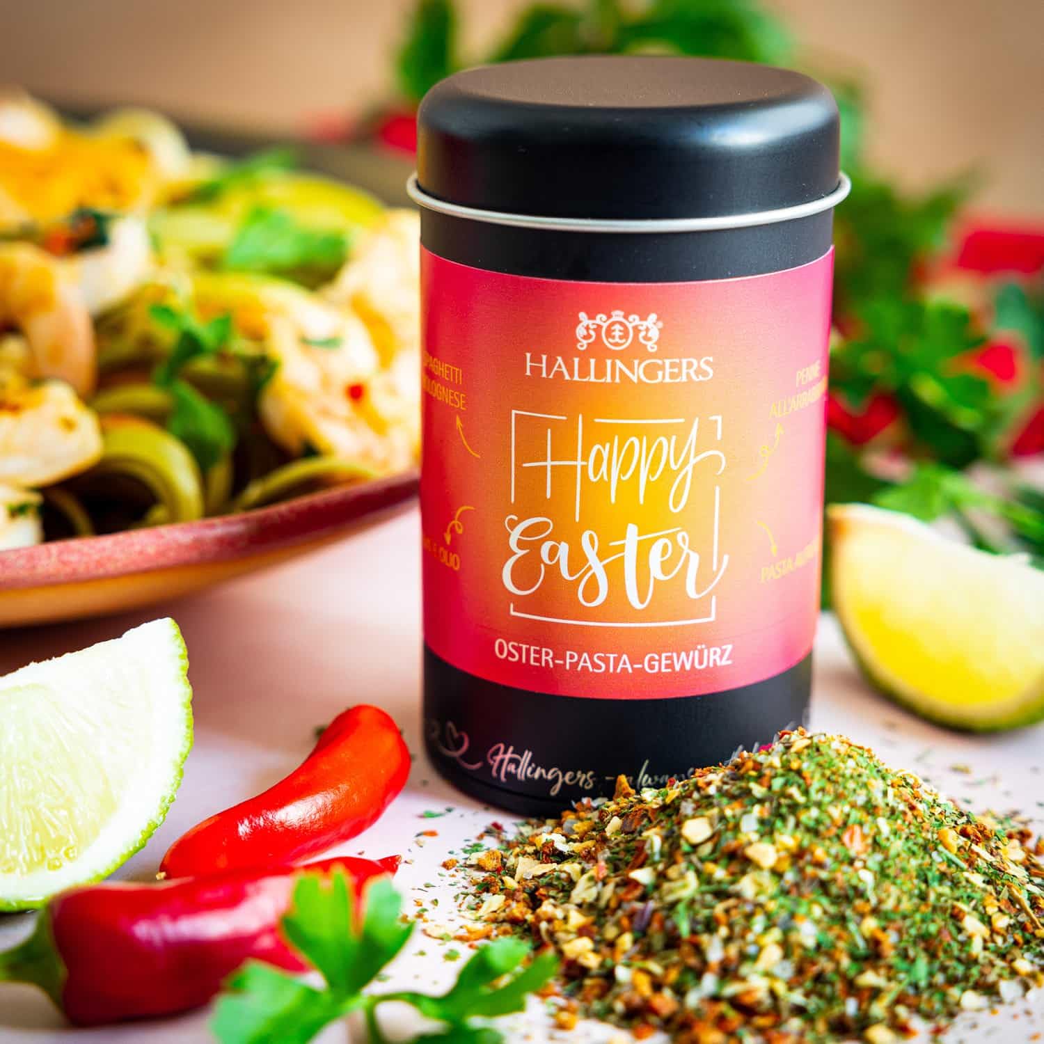 hallingers-oster-pasta-gew-rz-gew-rzmischung-dose-70g-pasta image 2