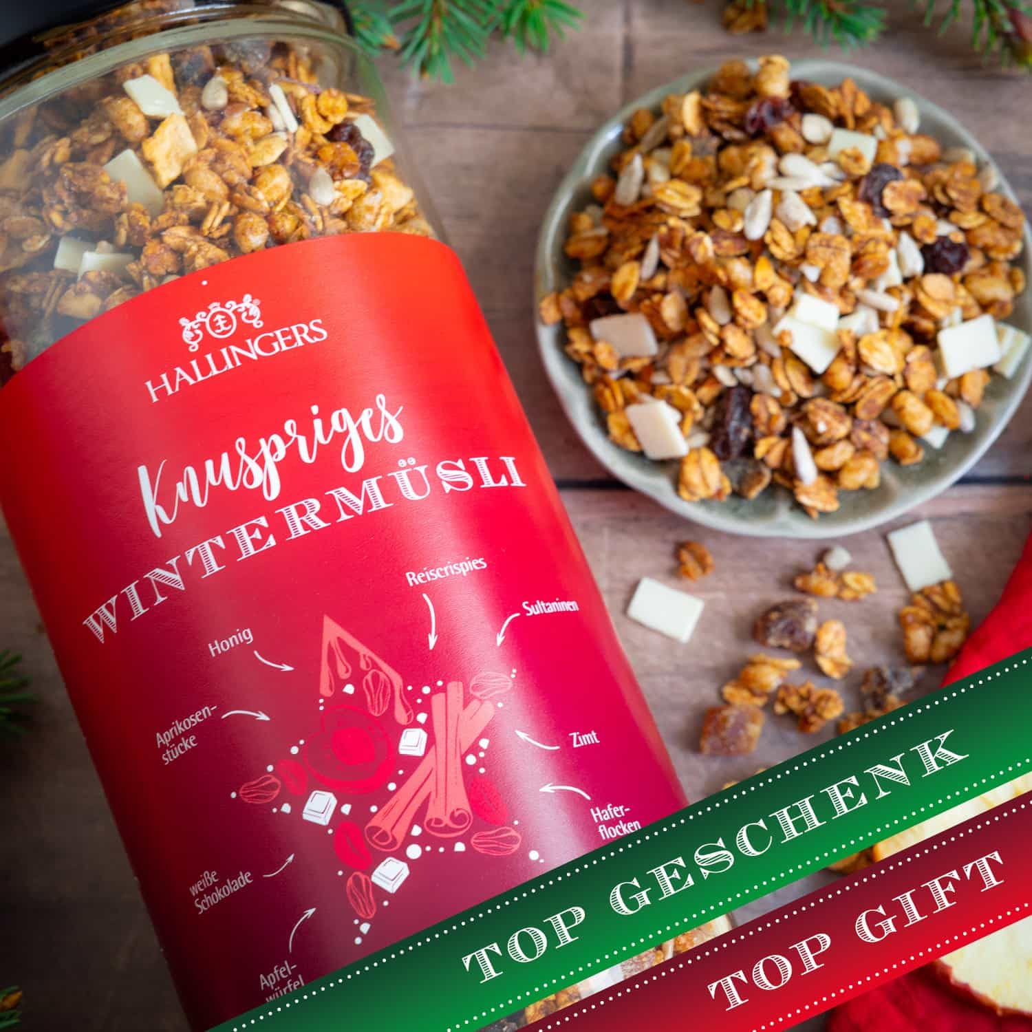 hallingers-m-sli-knuspriges-winter-m-sli-zimt-schoko-glas-500g image 3