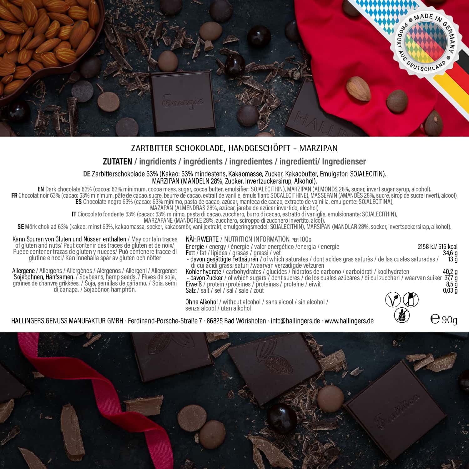 hallingers-marzipan-vegane-schokolade-tafel-90-g-ohne-alkohol image 6