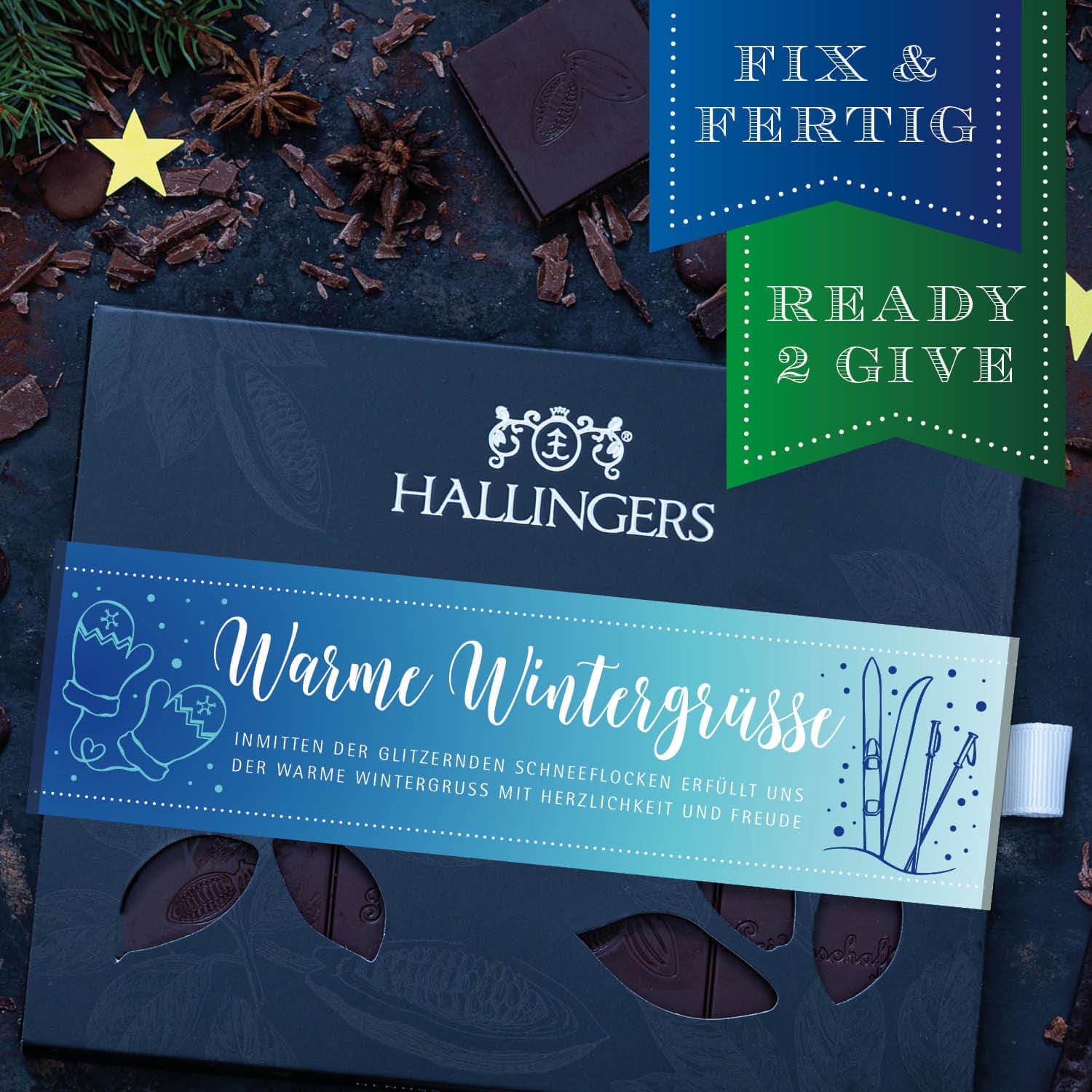 hallingers-warme-wintergr-e-vegane-schokolade-xmas-gew-rz-10x90g image 3