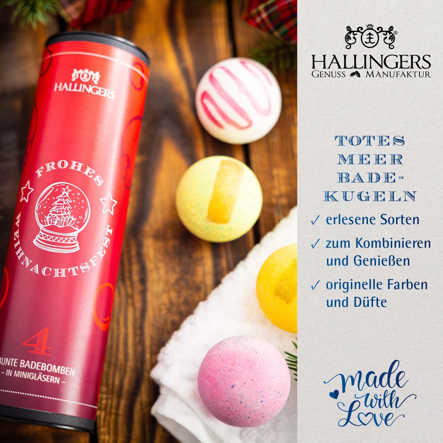 hallingers-frohes-weihnachtsfest-badebomben-set-4x-geschenkdose image 3