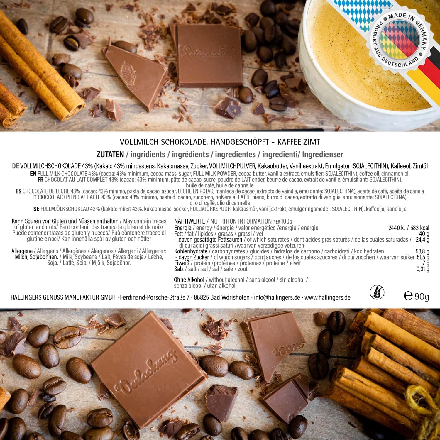 hallingers-genuss-manufaktur-schokolade-gesegnete-weihnachten-90g image 6