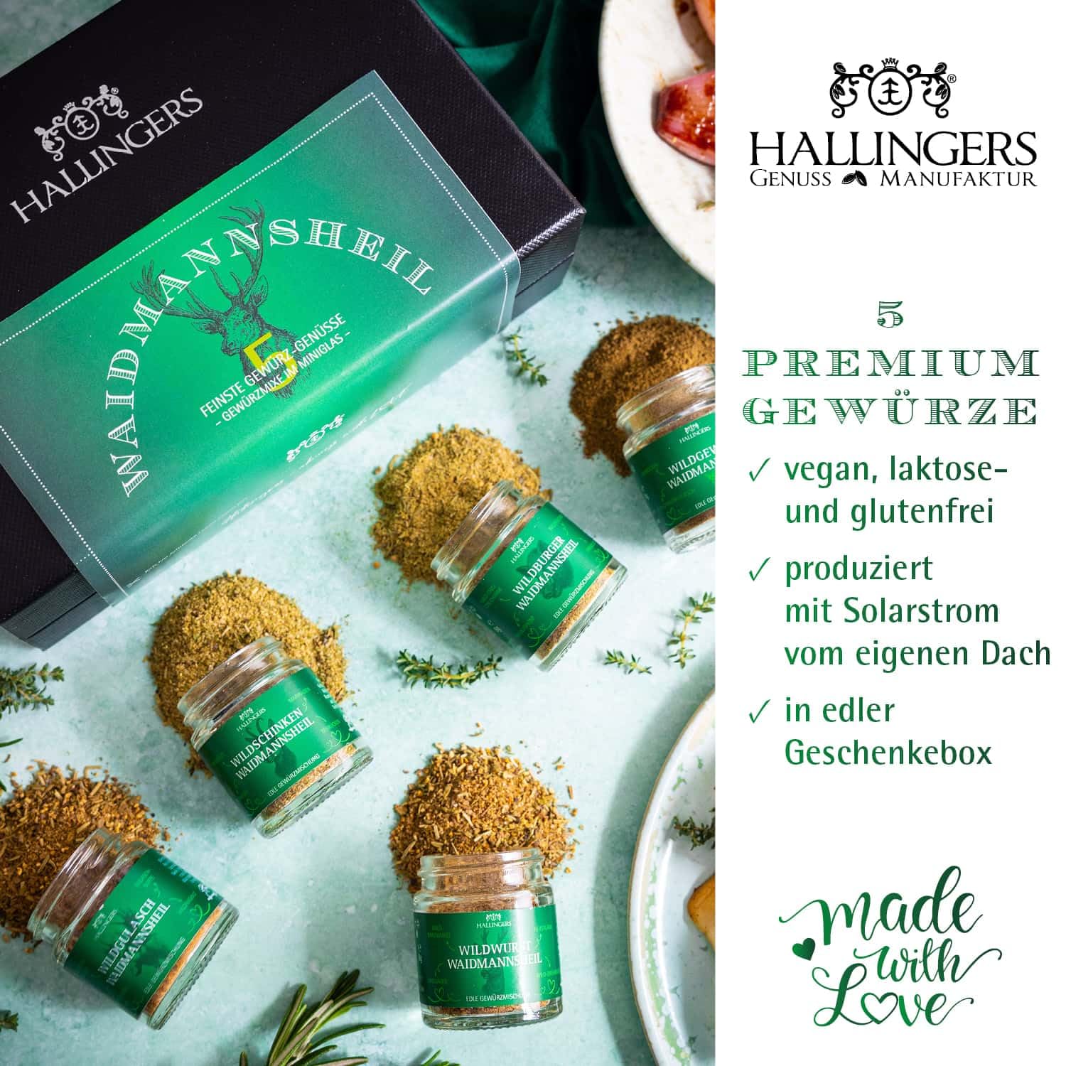 hallingers-waidmannsheil-gew-rzset-5-gew-rze-j-ger-geschenkbox image 2