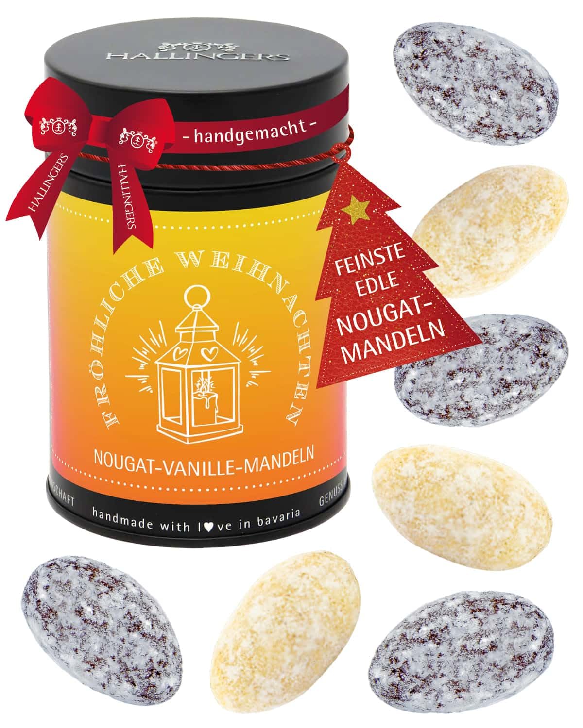 hallingers-nougat-mandeln-schokolade-geschenkdose-weihnachten image 1