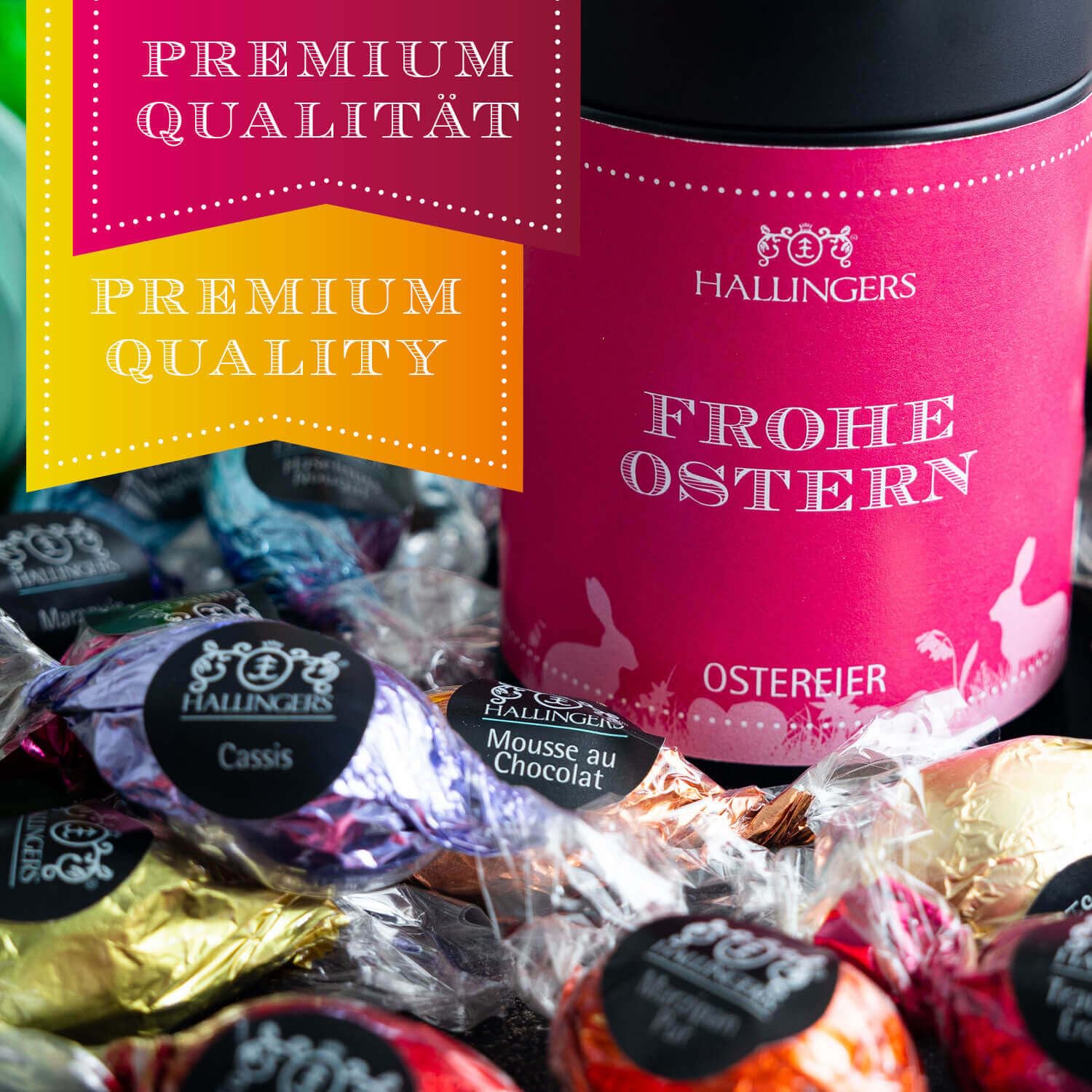 hallingers-pralinen-frohe-ostern-ostereier-10-st-ck-dose-150-g image 3