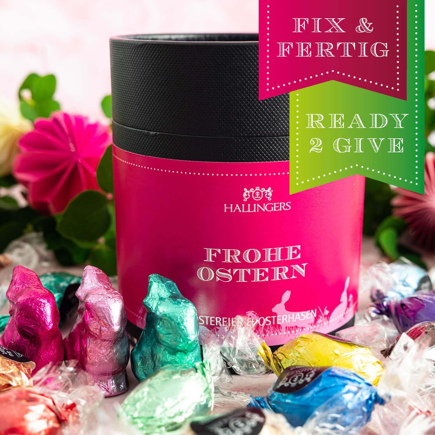 hallingers-pralinen-osterei-frohe-ostern-pink-dose-400g-mix image 3