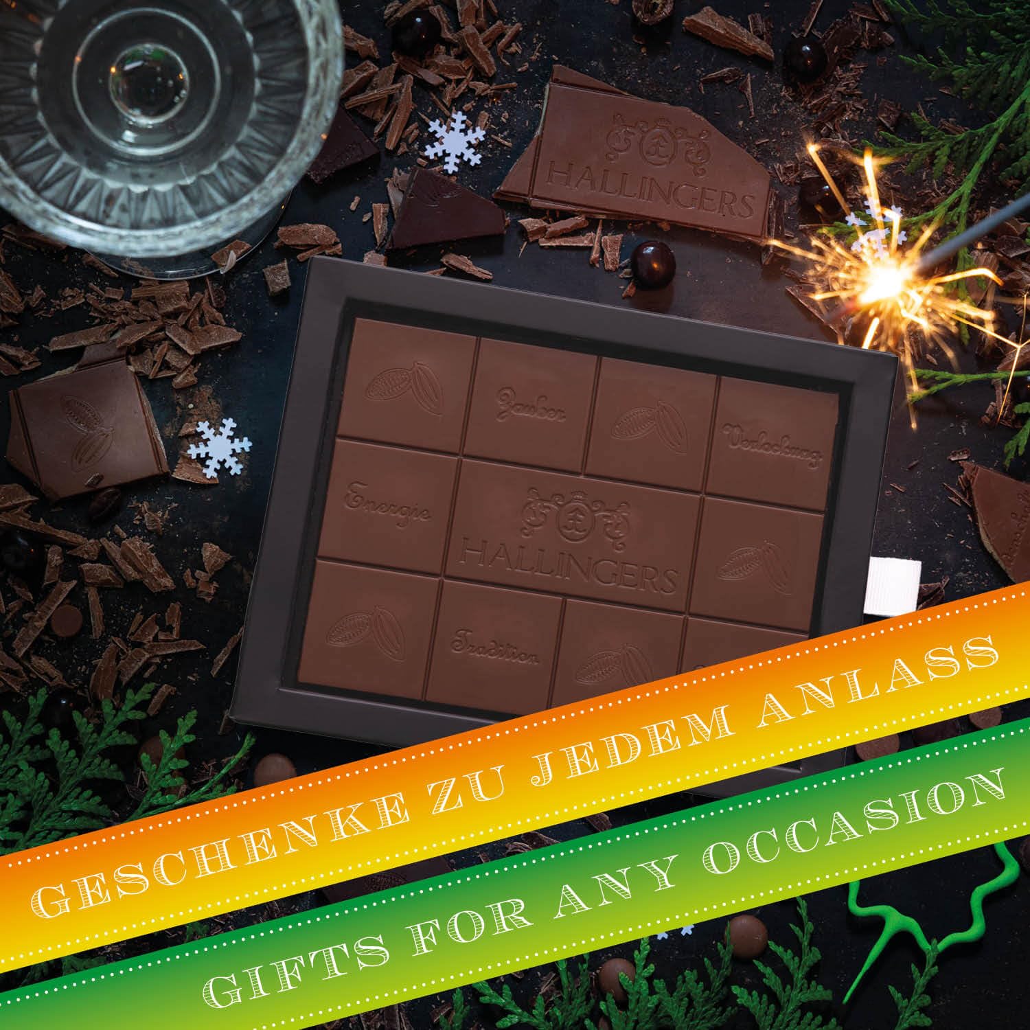 hallingers-schokolade-neues-jahr-tafel-macadamia-nougat-90-g image 4