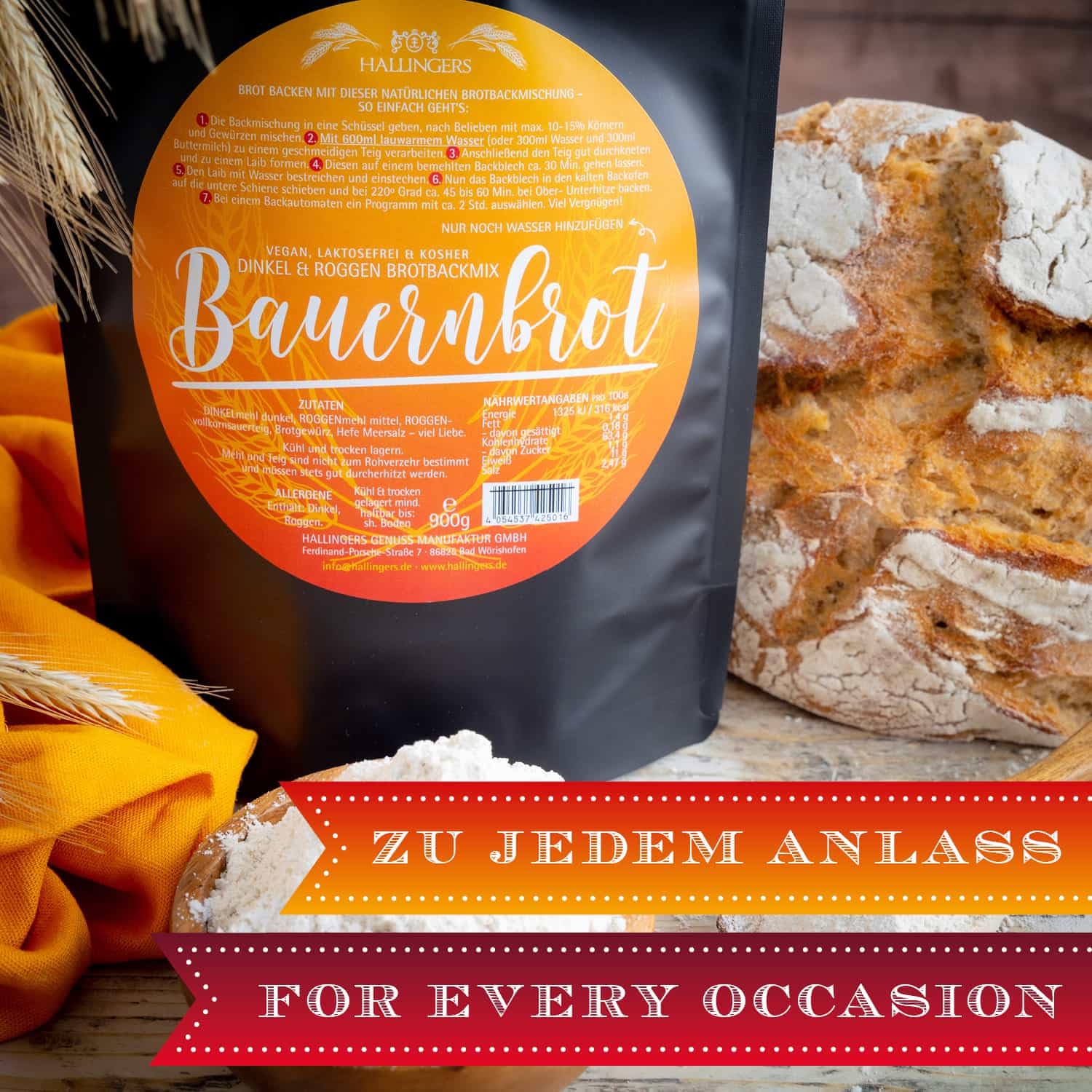 hallingers-kochen-bauernbrot-backmischung-dinkel-roggen-1000g-geschenk image 3