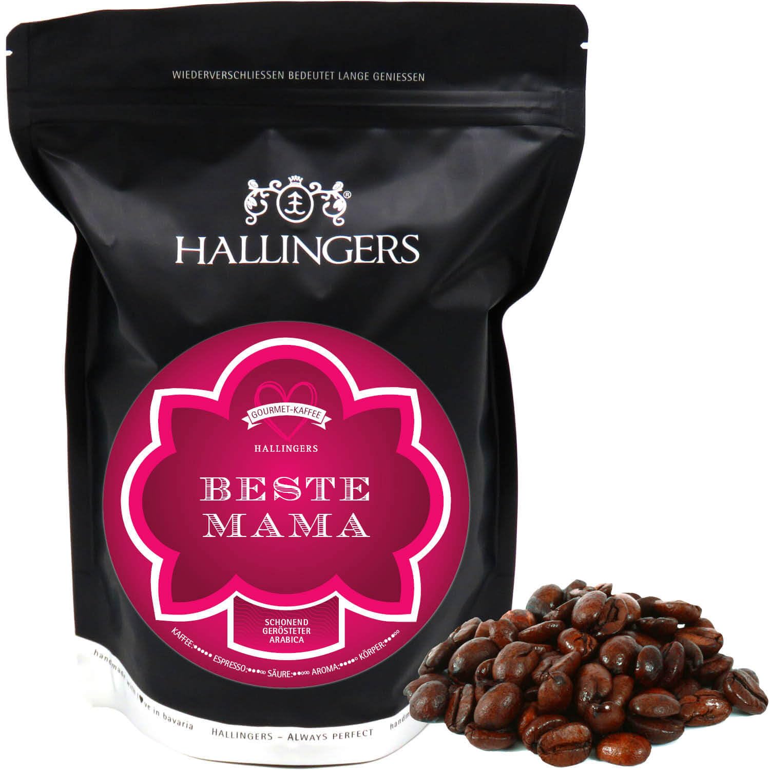hallingers-kaffee-beste-mama-arabica-bohnen-500g-mild image 1