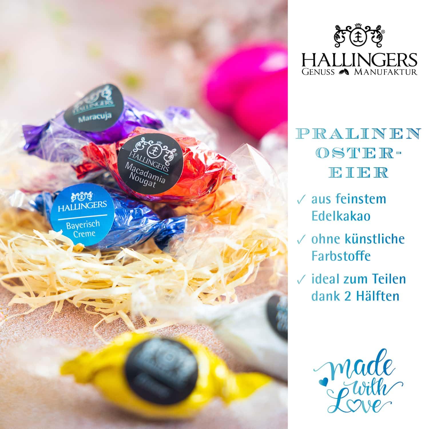 hallingers-geschenkset-frohe-ostern-black-490g-korb image 4