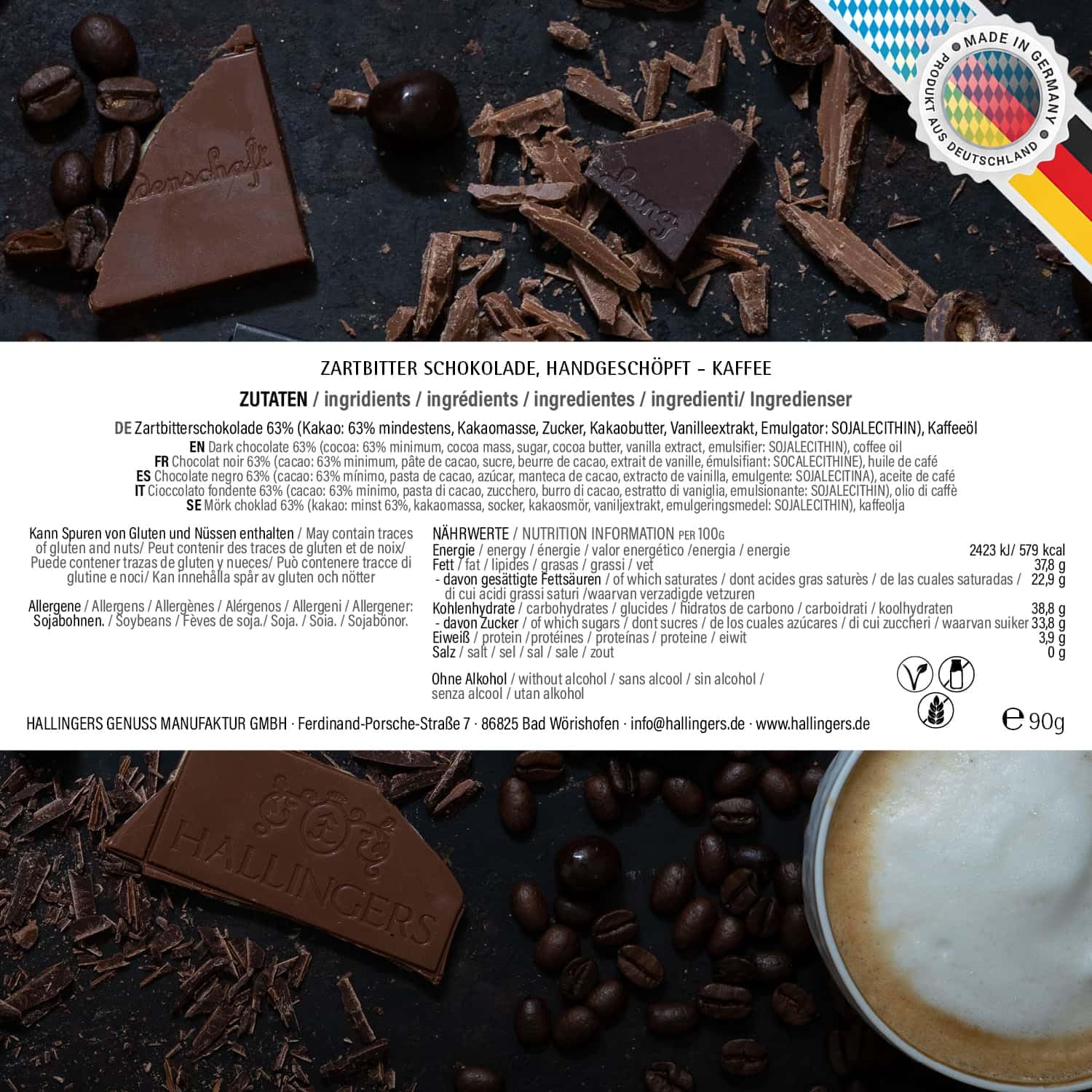 hallingers-schokolade-kaffee-tafeln-10x-vegan-aromatisch image 6